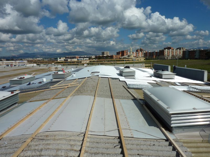GRUPPO AMBROSETTI - GEODIS - Ristrutturazione depositi 1 e 2  di Viale Europa, Aprilia (LT) Realizzazione copertura capannoni